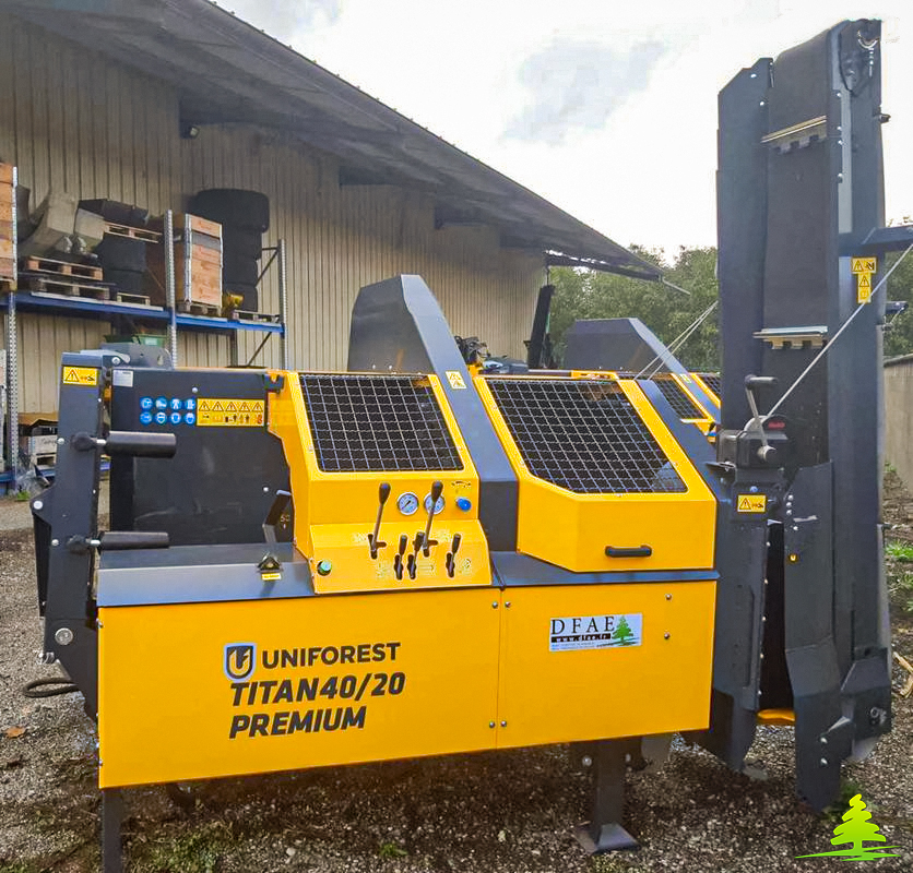 Combiné scieur/fendeur Uniforest TITAN 40/20 Premium - 20T, diamètre max 40cm, longueur bûche 25-60cm_3