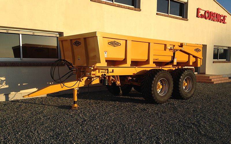 Benne monocoque TP équipée d’un châssis haute résistance