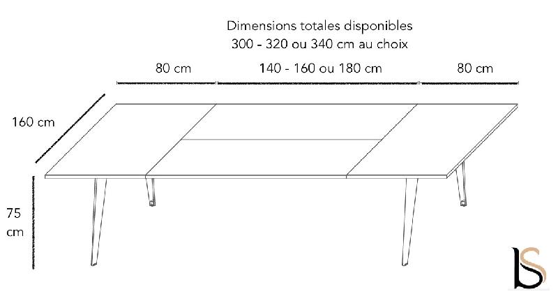 Table de réunion multi-plateaux Pigreco - MARTEX - Blanc, Anthracite, 340_3