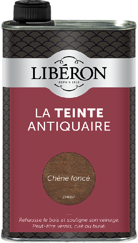 Teinte antiquaire pour bois durs - LIBERON - 0.5L chêne foncé - Séchage rapide_3