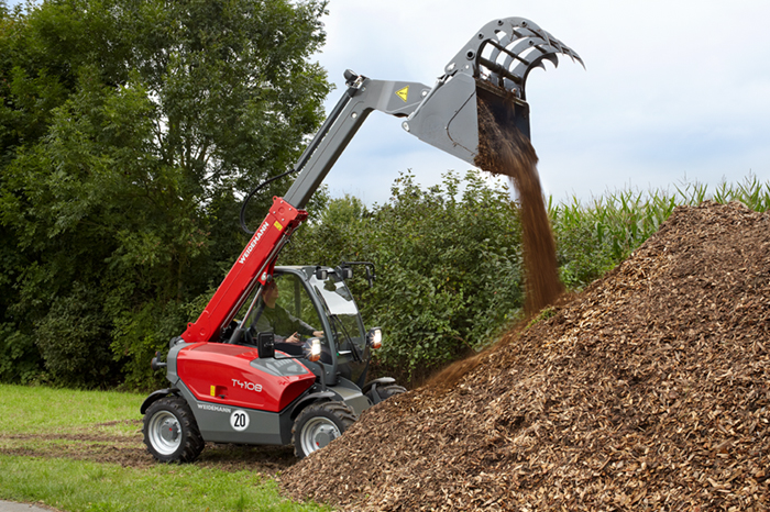 Mini-chargeuse télescopique compacte 2.27t - Weidemann T4108 - Hauteur de levage et stabilité_3