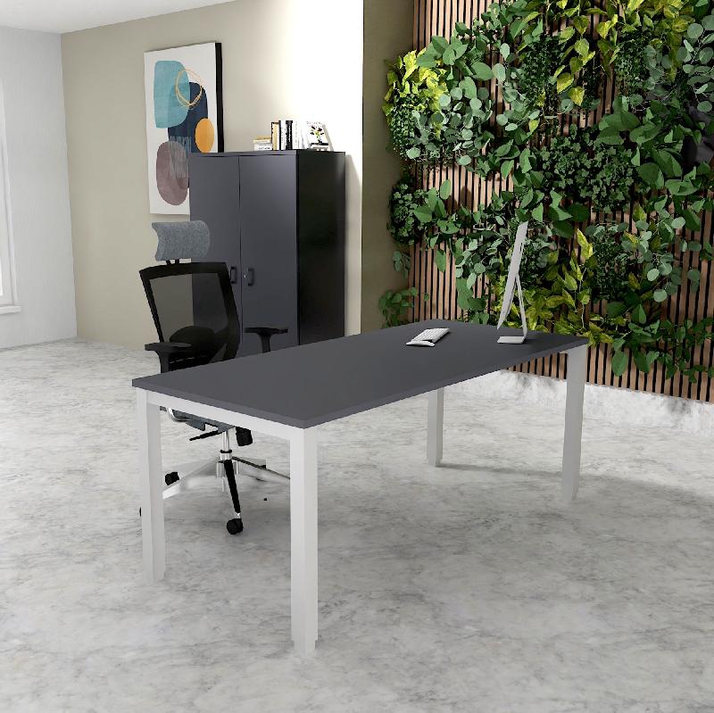 Bureau Professionnel Tempo Mobel Linea. - 120, Alu, Anthracite, Non_0