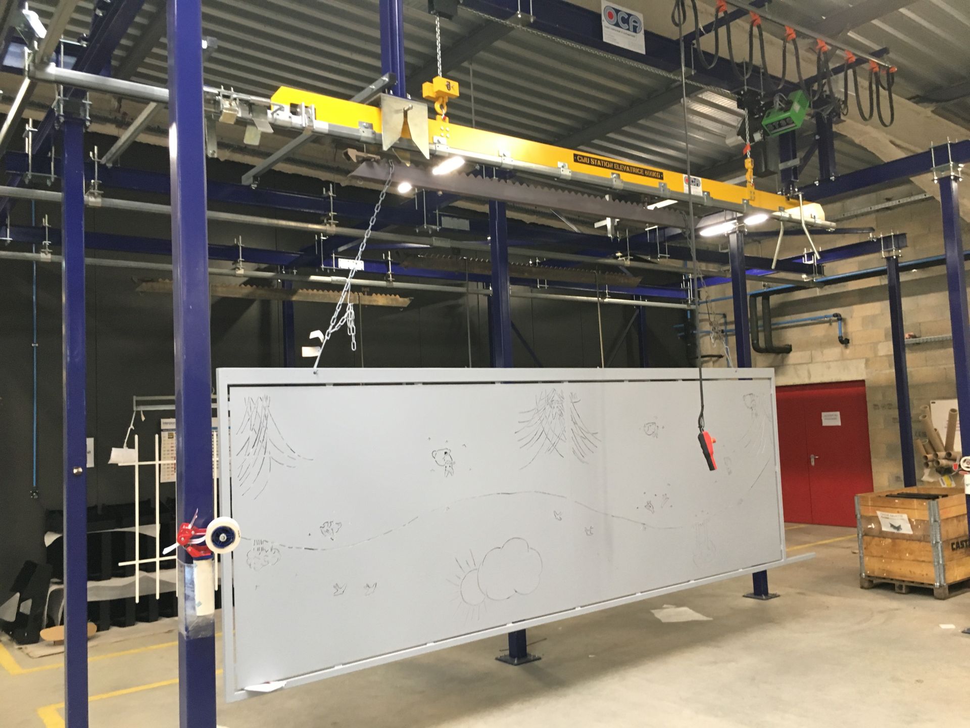 Poutre roulante et convoyeur pour le transfert  et le stockage de charges jusqu'à 1 tonne  - TELESTO_3