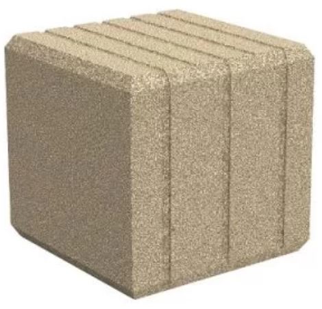 Banquette Heba en polyéthylène moyenne densité (MDPE) - 50 cm, 200 cm ou version courbe 45° - traité anti-U.V., anti graffitis et sans entretien_3