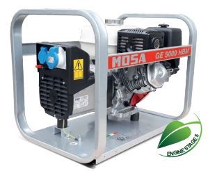 Groupe électrogène portatif Ge 5000 HBM - Mosa - Moteur Honda - 50 Hz - 4 kVA (3.6 kW)_3