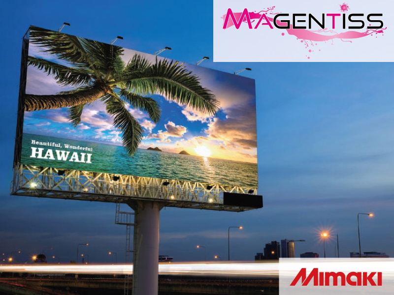 Imprimante solvant très grand format - Gamme Graphique - Mimaki SWJ-320EA - 3,2m de large, haute vitesse, MAPS4 et NRS_3