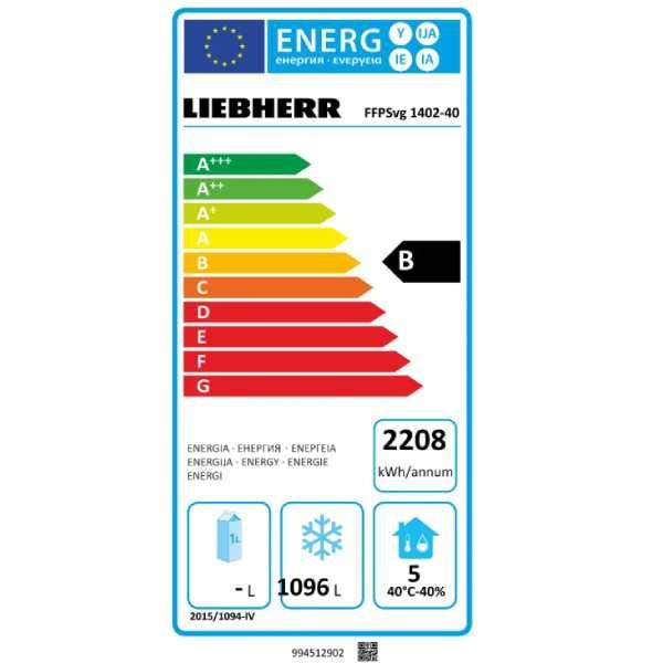 Armoire réfrigérée négative Inox - GN2/1 - 1360L | Liebherr - FFPSvg 1402 Performance_3