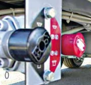 Remorque porte-engin ECIM avec anneau réglable en hauteur