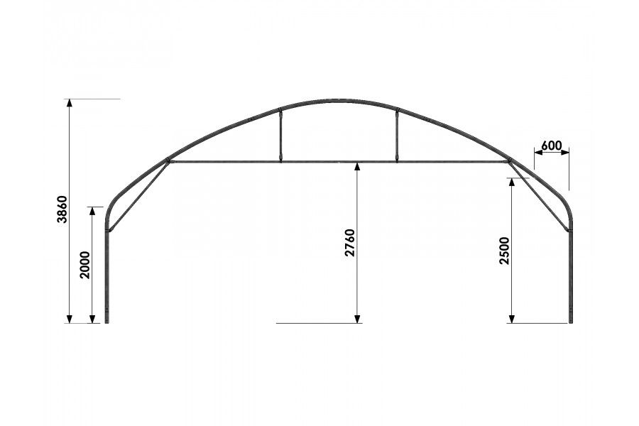 Grand espace de culture avec serre tunnel 8m SC professionnelle