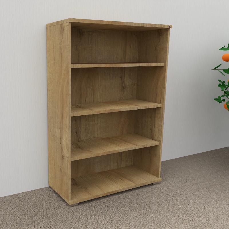 Étagère avec 3 tablettes - Mobel Linea - Chêne veiné_3