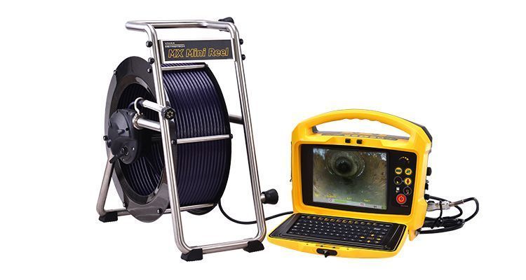 Caméra d'inspection vidéo professionnelle Vivax-Metrotech vCam-6 HD - sonde intégrée - image horizontale - fil d'eau_3