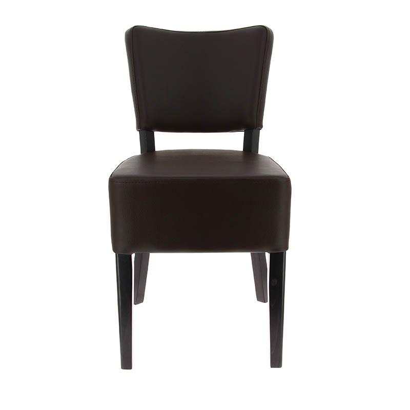 Chaise haute restaurant Amsterdam - MARRON_3