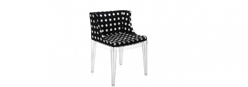 Fauteuil Mademoiselle de Kartell - design Philippe Starck - structure polycarbonate et assise tissu Missoni Home_3