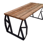 Table pique nique Kompose en Pin - Table Lg : 194 cm - Plateau La : 76.5 cm - Assise Ht : 44 cm_3