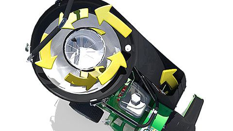 Aspirateur à feuilles série qv - billy goat - 5,5 cv - qv550h _3