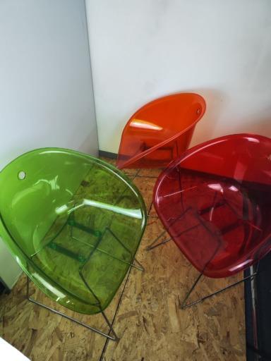 Chaise pour salle à manger Pedrali Gliss 921 d'occasion - métal et polycarbonate - plusieurs couleurs disponibles_3