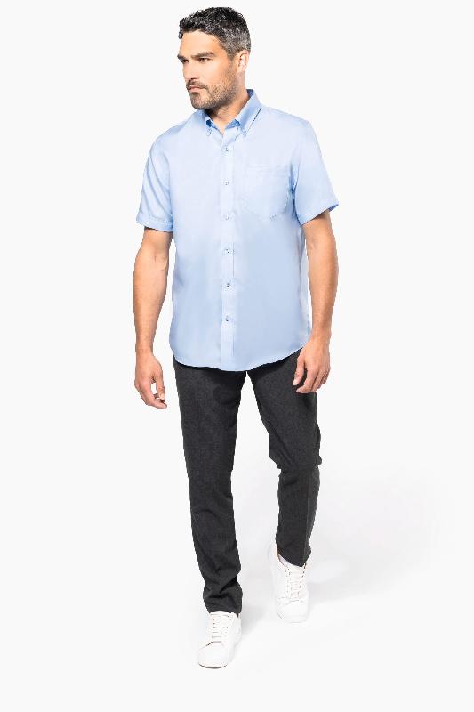 Chemise micro-sergé manches courtes sans repassage - Kariban - Réf: K539_3