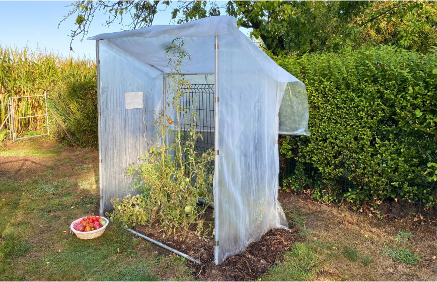 Serre de jardin pratique, peu encombrant et extrêmement fiable idéale contre le mildiou - ABRI POTAGER_0