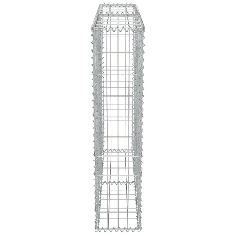 Vidaxl mur à gabion avec couvercles acier galvanisé 100x20x100 cm 143578_3