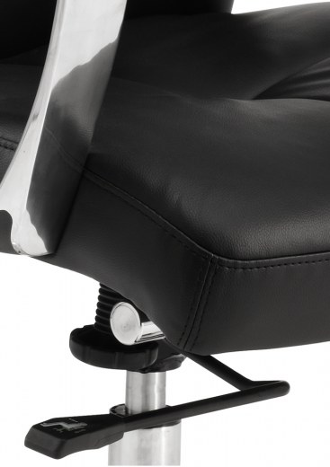 Fauteuil de Direction DORIAN Grand Confort - Dossier haut - Eco-cuir noir - Référence 7637 FR206_3