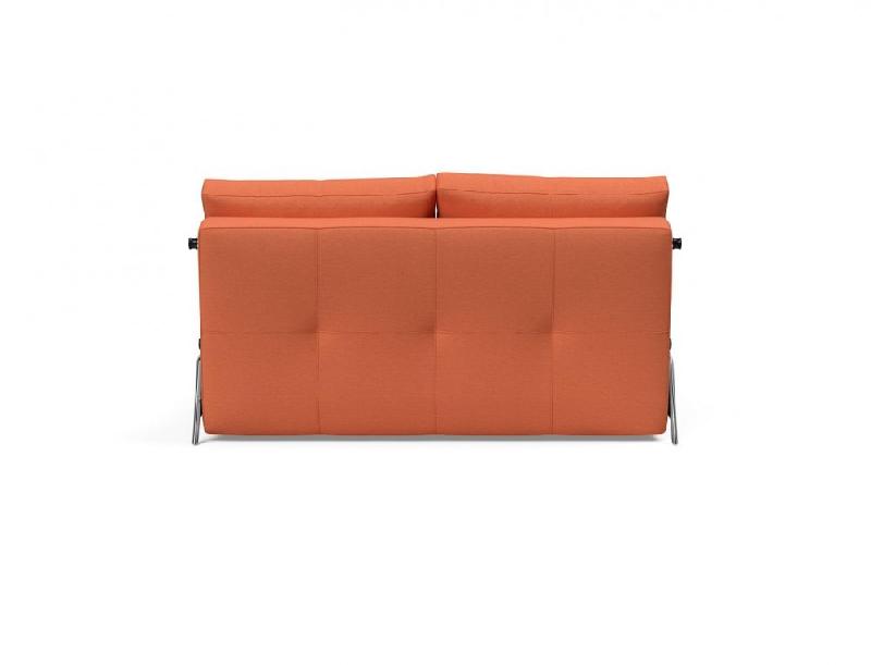 INNOVATION LIVING - Canapé design convertible Cubed 02 Alu 200x140 cm - Tissu rouille Argus_3