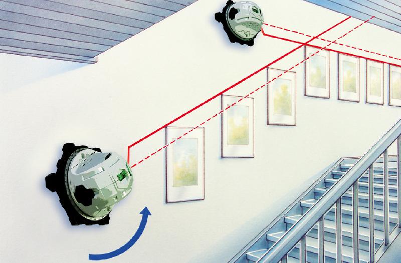 Niveau laser à lignes LASERLINER Superline Laser 2D - pivotement 360° et fixation polyvalente_3