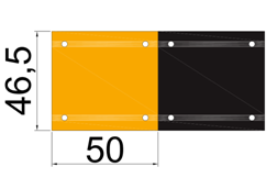 Ralentisseur en PVC recyclé - Visible jour et nuit - Hauteur 7,5 cm - RAL M75 - ADS Equipements Eurl_3