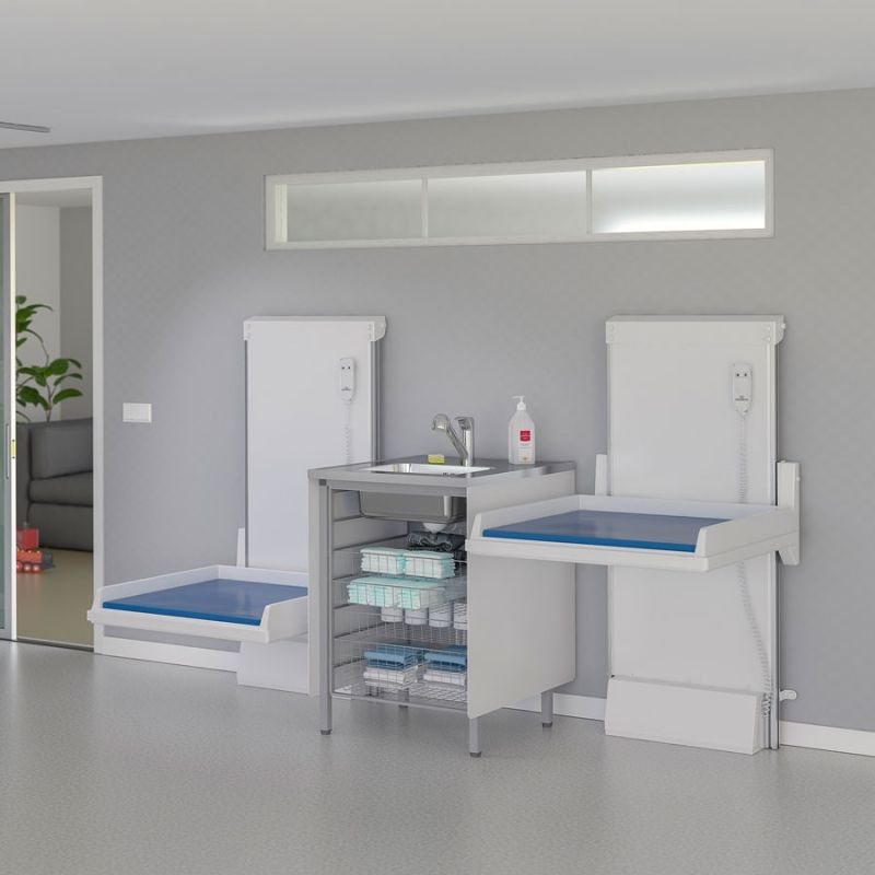 Table à langer pour handicapé - Granberg - électrique à hauteur variable - 334-080 - sécurité anti-écrasement - pliable_3