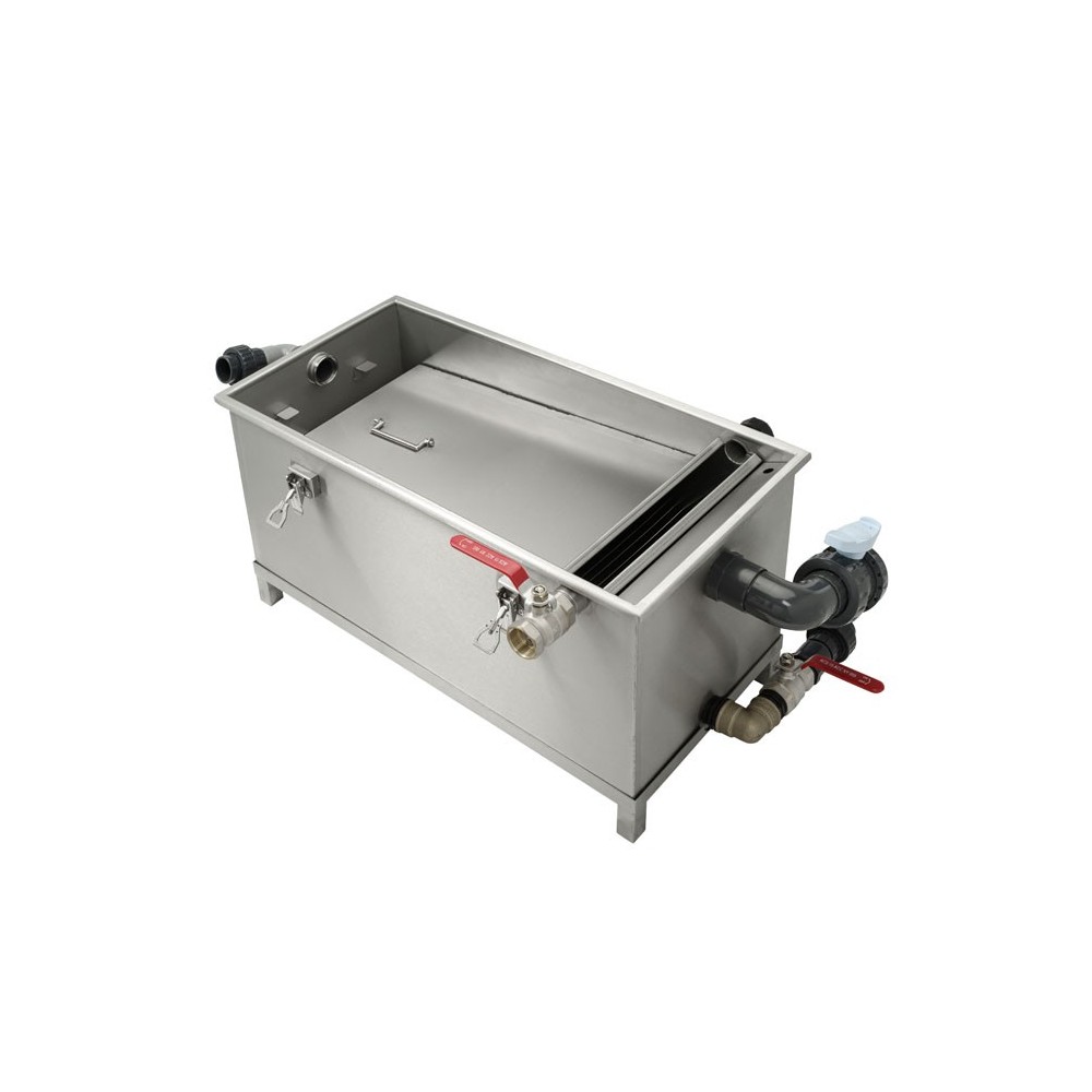 Bac à graisse sous évier en inox pour restauration et industrie alimentaire- 400 couverts - BAGT 400N - SARL DEVELOPPEMENT DURABLE_3