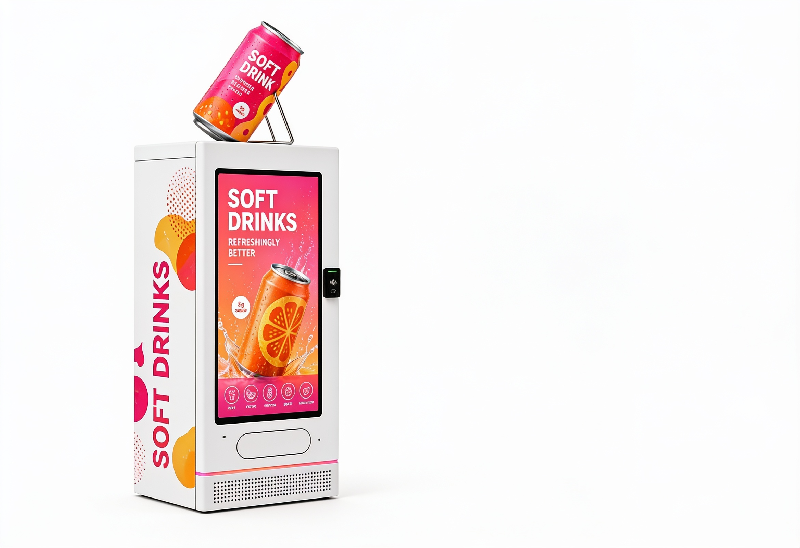 Distributeurs automatiques intelligents de canettes et de boissons - haut débit et 24h/24_3