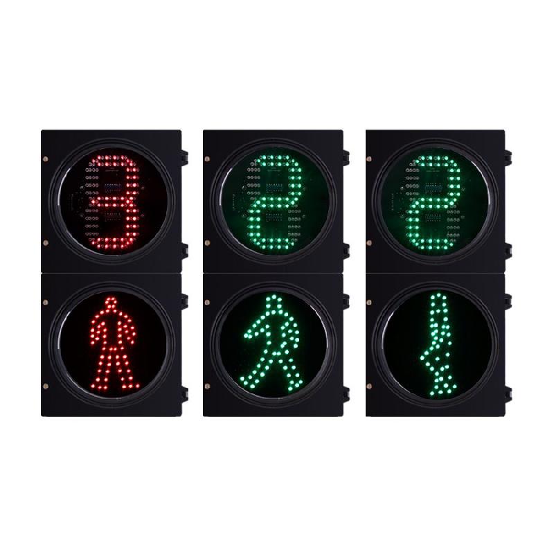 Feu de signalisation LED Rx300-3-zgsm-2 - Diamètre 300mm - Rouge et Vert - Pour la sécurité routière_3