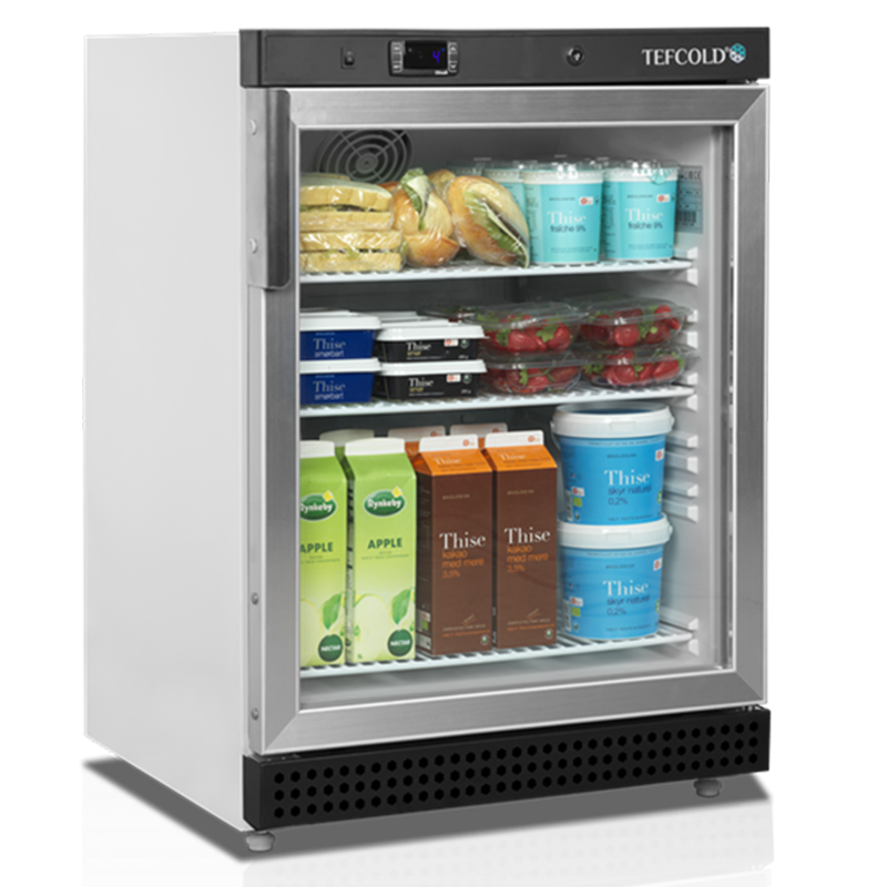 Armoire réfrigérée positive vitrée - 119L - Blanc | Tefcold - UR200G_3