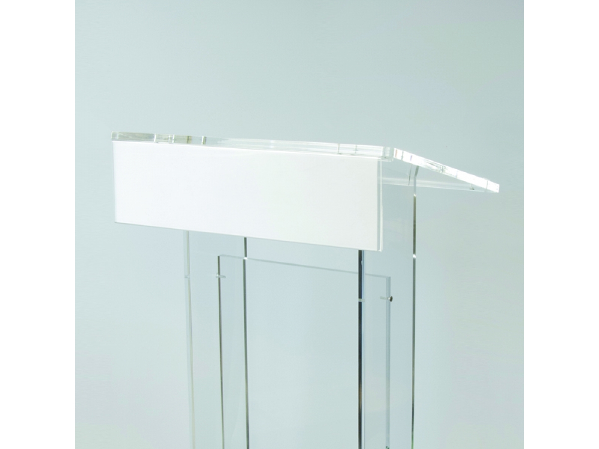 Pupitre de conférence en plexiglas transparent - CRISTAL LUXE - Élégance, légèreté et luminosité_3