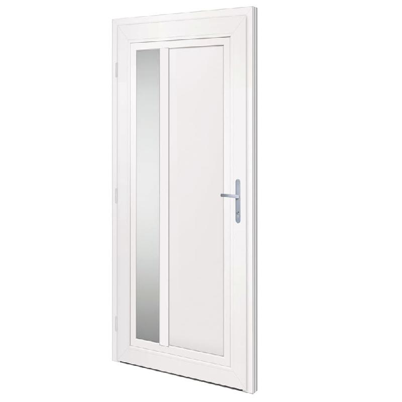 Vidaxl porte d'entrée anthracite 98x208 cm pvc 3157101_3