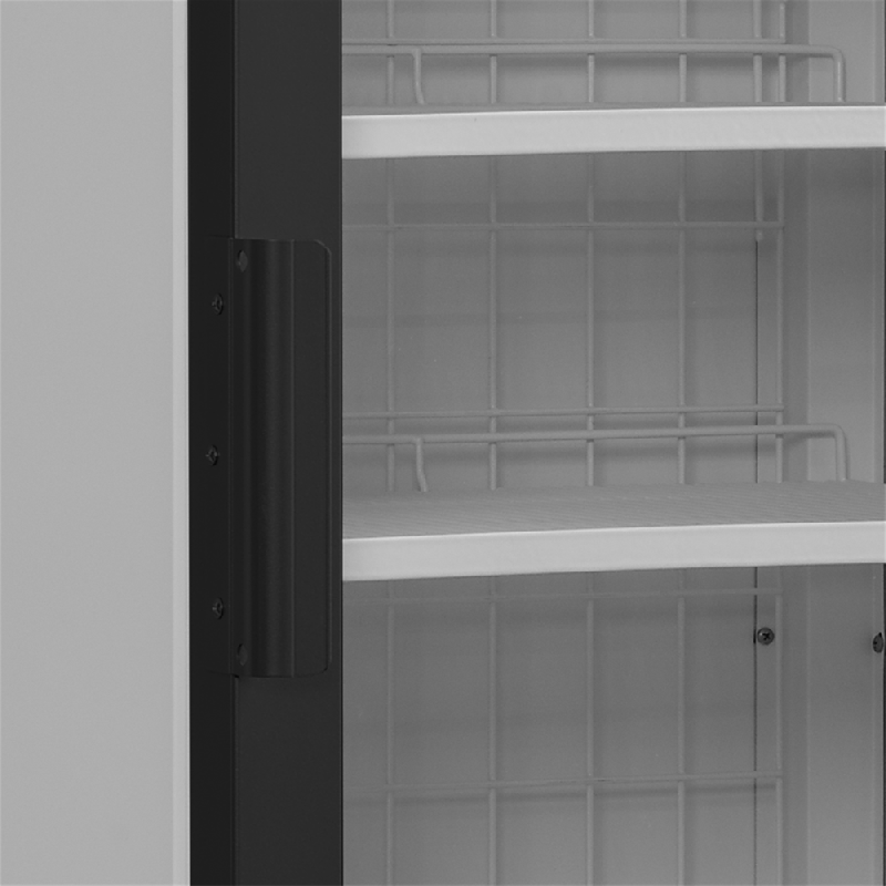 Congélateur vertical de vitrine Ventilé L.680mm 440L ext.Blanc TEFCOLD_3