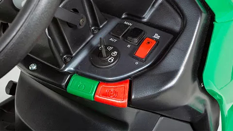 Tracteur de débroussaillage Billy Goat avec siège confort