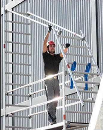 Echafaudage roulant grande hauteur- layher - hauteur de travail max.13,60 m-uni confort_3