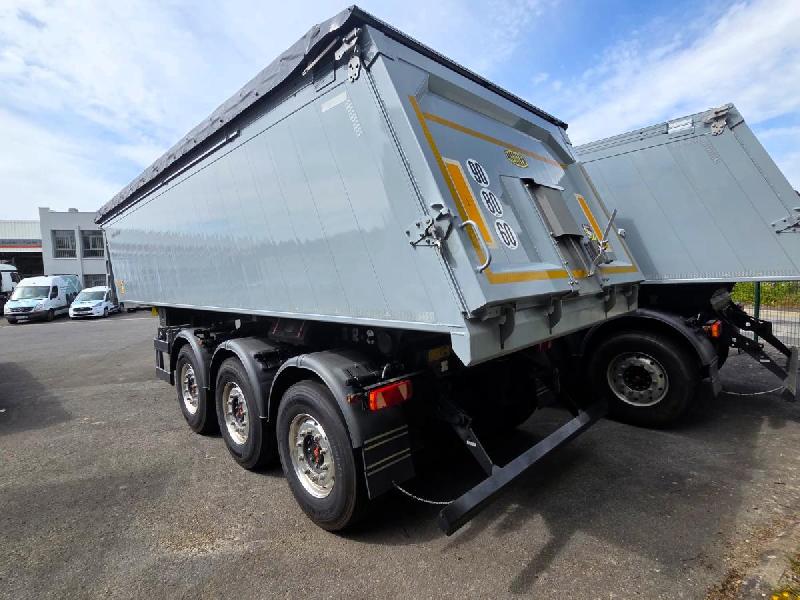 MEILLER KIPPER MHK44 Semi remorque benne TP aluminium porte pendulaire_3