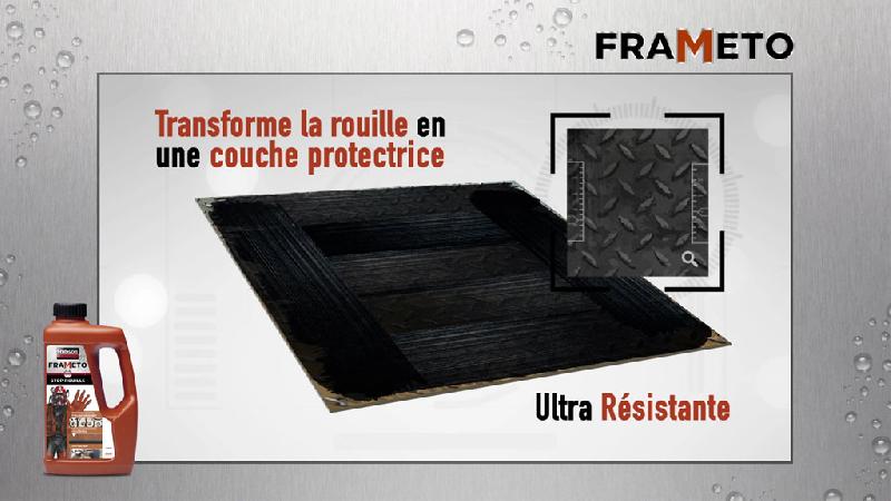 Protection antirouille extérieur/intérieur - noir - 0.5L - Frameto RUBSON - direct sur rouille - pour métaux ferreux_3
