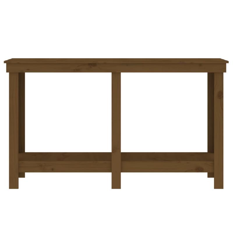 Vidaxl banc de travail marron miel 140x50x80 cm bois de pin massif 822509_3