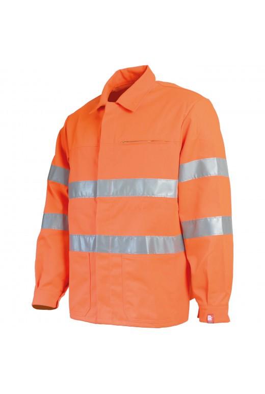 Veste haute visibilité EN ISO 20471 classe 3 - Visio 3 réf. 11051flj3 ou 11057flo3 - Multipoches et bandes rétroréfléchissantes_3
