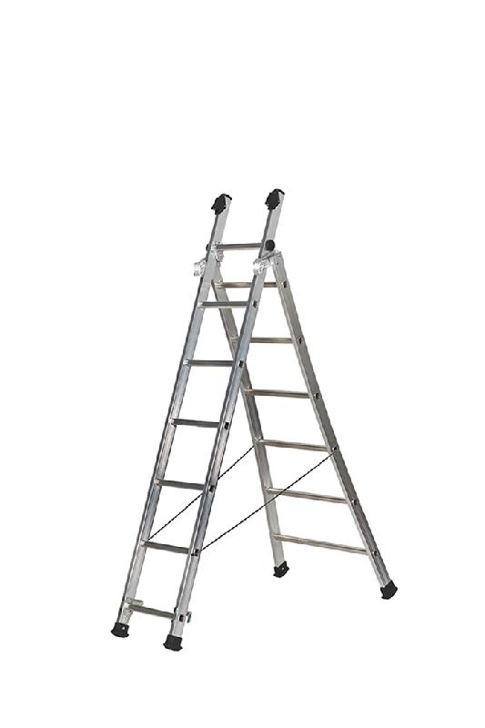 Échelle transformable 2 plans PRT2 - Hauteur 2,75m à 4,45m_3