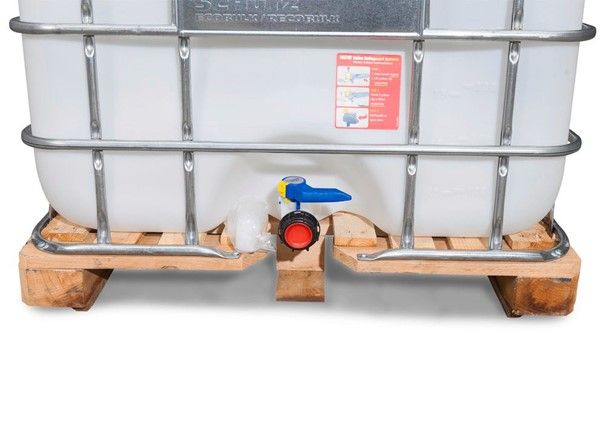 266177W - Cuve Recobulk IBC 1000 Litres - Palette Bois, Ouverture DN 225, Sortie DN 50_3