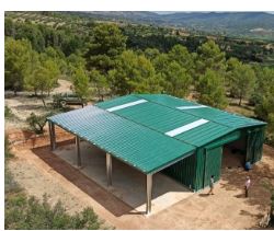 Bâtiment préfabriqué gamme ecorapid avec auvent - cualimetal_3