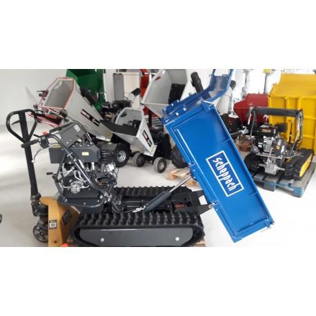 Équipement robuste SCHEPPACH avec chenilles et direction différentielle