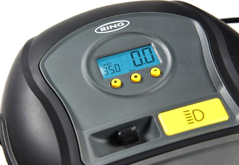 Compresseur digital 12V RTC600 avec préréglage de pression - RING - 930441 - Gonfle un pneu en 3 minutes_3