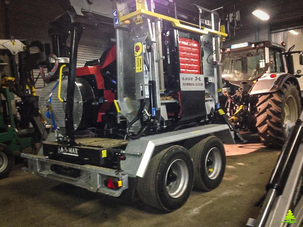 Broyeur de branche avec rotor à couteaux et contre couteau - type wt 7 lz - mus max_3