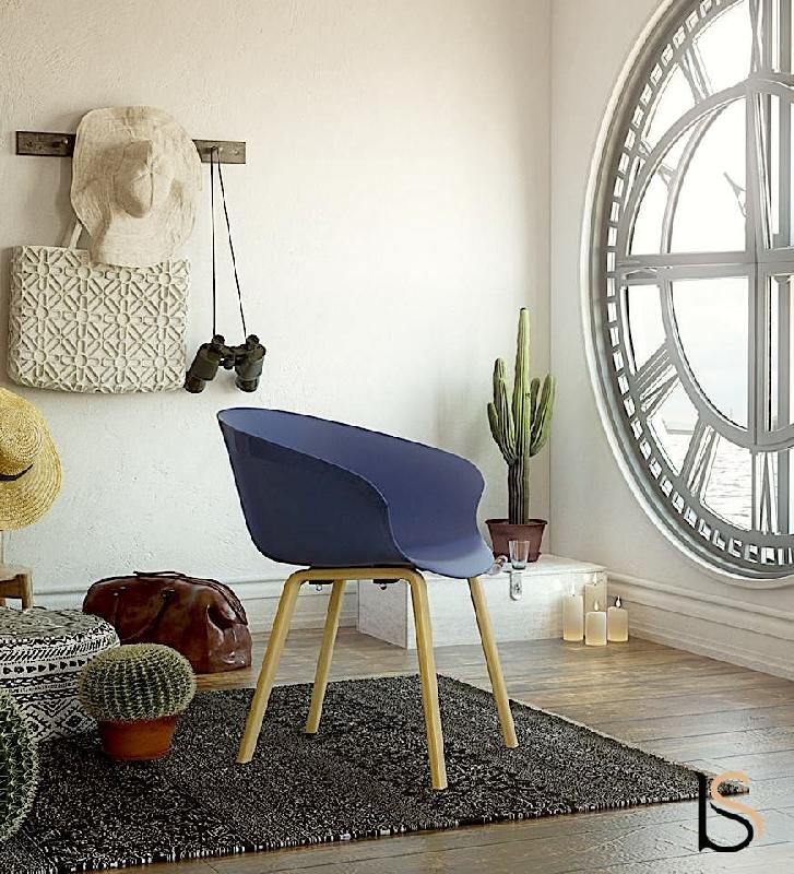 Lot de 4 chaises visiteurs Hop - Mobel Linea. - Blanc_3