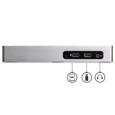 Station d'Accueil USB 3.0 à  Double àÉcran - Dock Universel Type-A pour PC/Ordinateur Portable avec HD_3