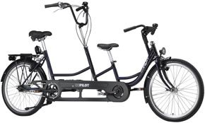 Vélo à double commande avec options motorisées pour aide au pédalage - Copilot